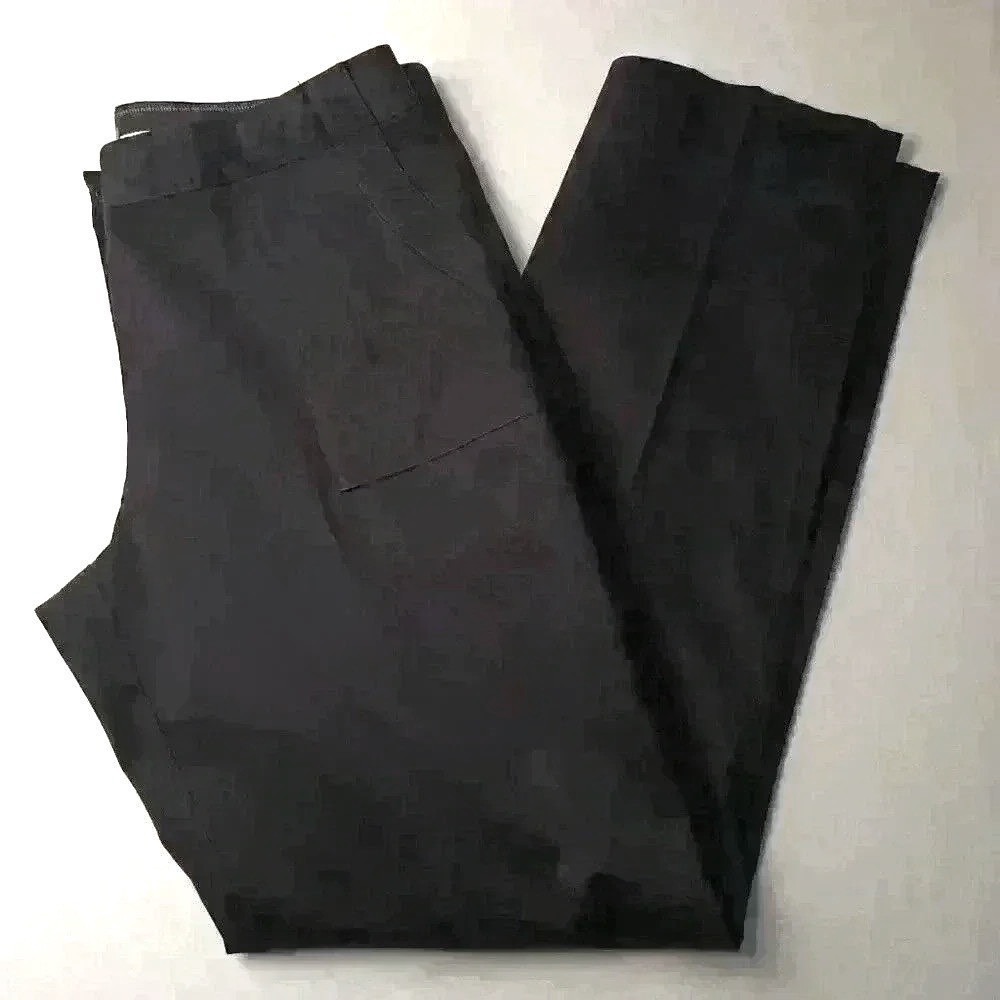 Tommy Bahama Women Straight Leg Pant Black Size 8 Stretch Career Workwear Casual